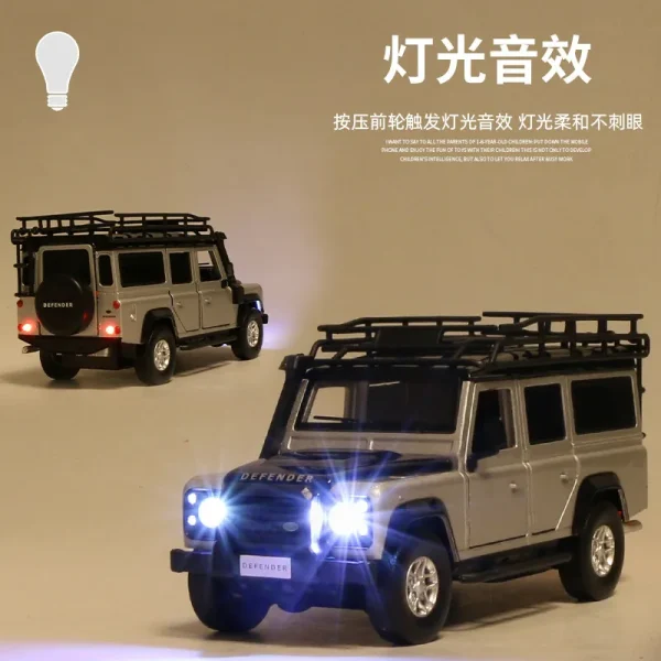 1:32 Defender 2010 Off-road Alloy Car Model Diecasts & Toy Vehicles Toy Cars For Children Collection Gifts Boy Toy - Image 4