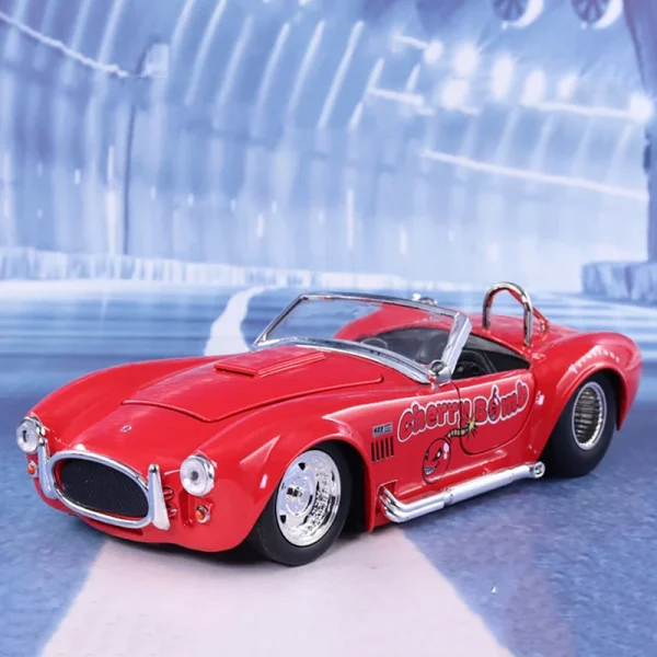 JADA 1:24 Shelby Cobra 427 S/C 1965 Alloy Muscle Car Diecasts & Toy Vehicles Car Model Miniature Scale Model Car For Children