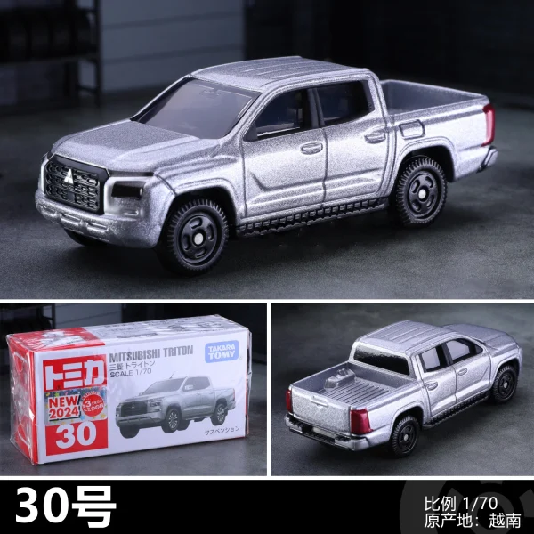 TOMY MITSUBISHI TRITON Pickup Alloy Car Diecasts & Toy Vehicles Car Model Miniature Scale Model Car For Children - Image 3